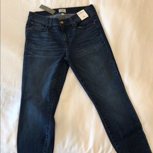 NWT! JCrew Toothpick Jeans. Size 28.